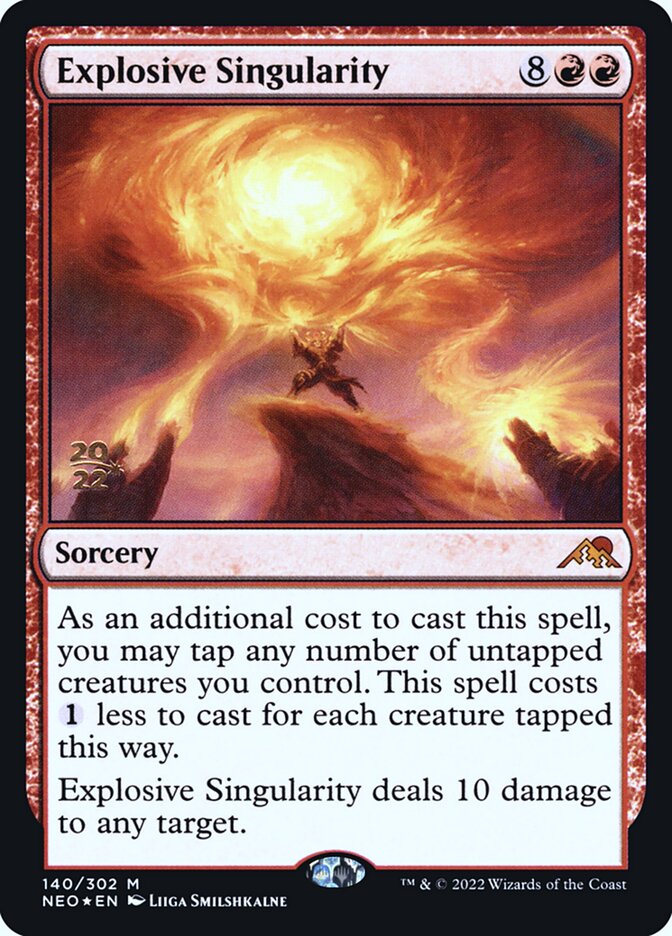 Explosive Singularity card front