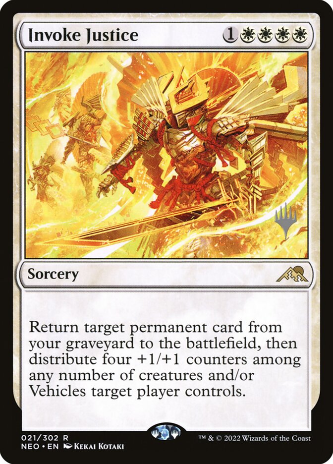 Invoke Justice card front