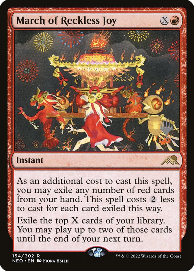 March of Reckless Joy card front