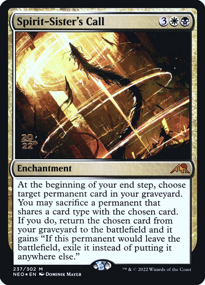 Spirit-Sister's Call card front