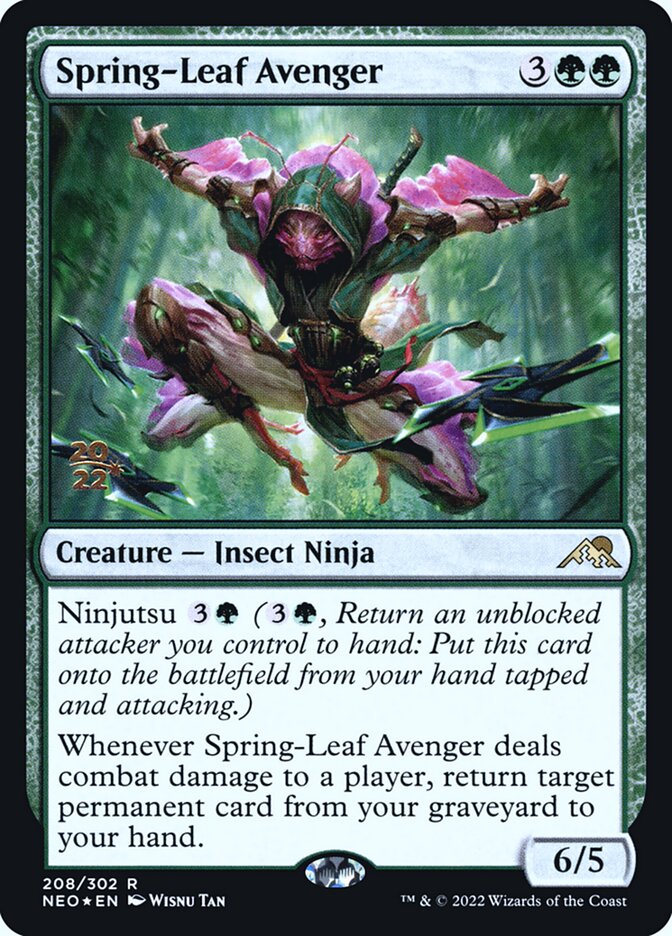 Spring-Leaf Avenger card front