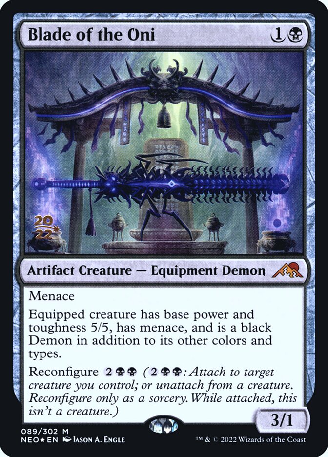 Blade of the Oni card front