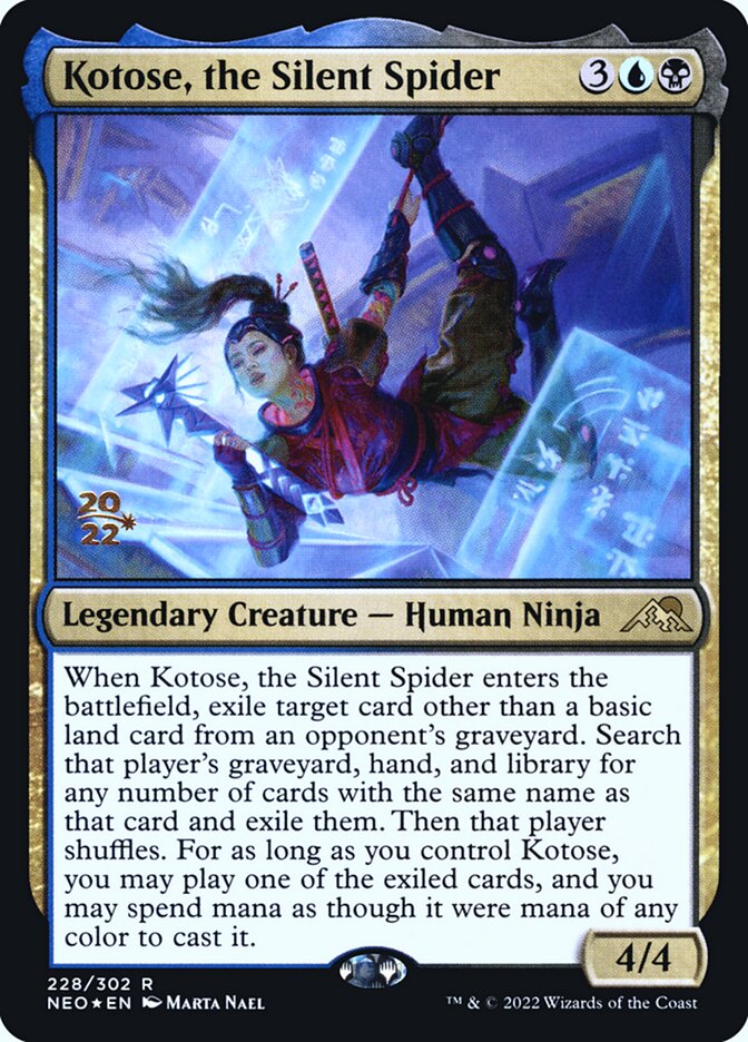 Kotose, the Silent Spider card front