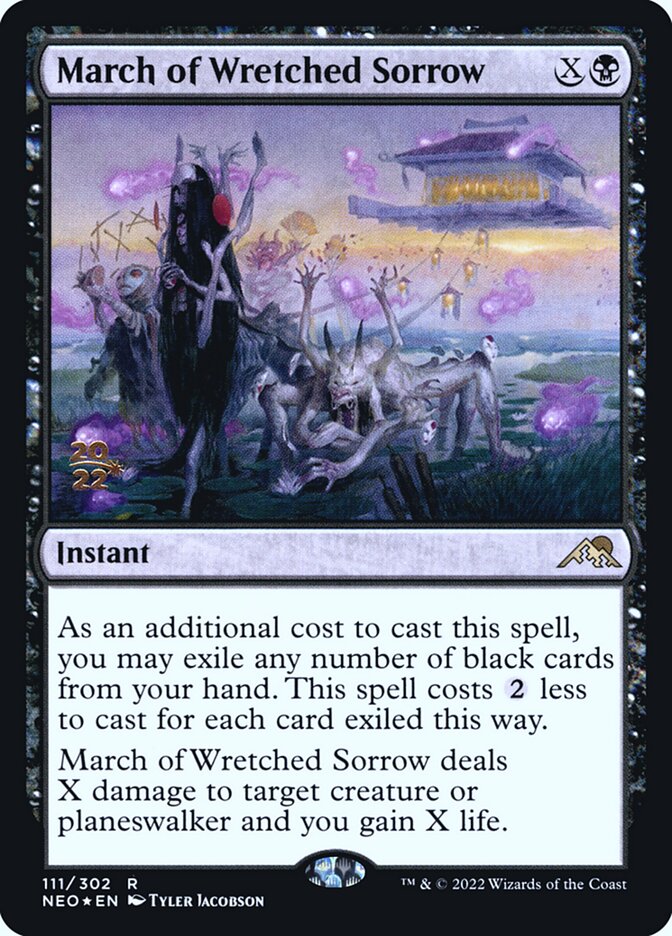 March of Wretched Sorrow card front
