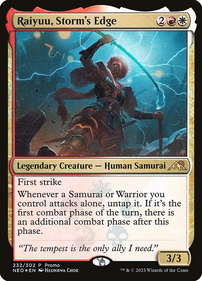 Raiyuu, Storm's Edge card front