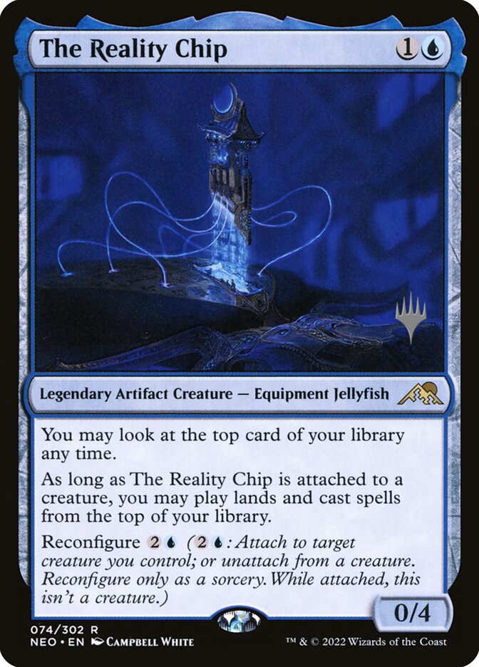 The Reality Chip card front