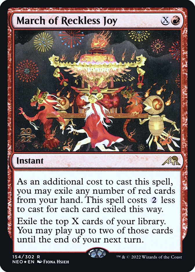 March of Reckless Joy card front