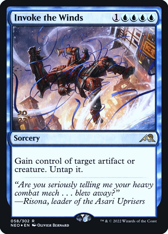 Invoke the Winds card front