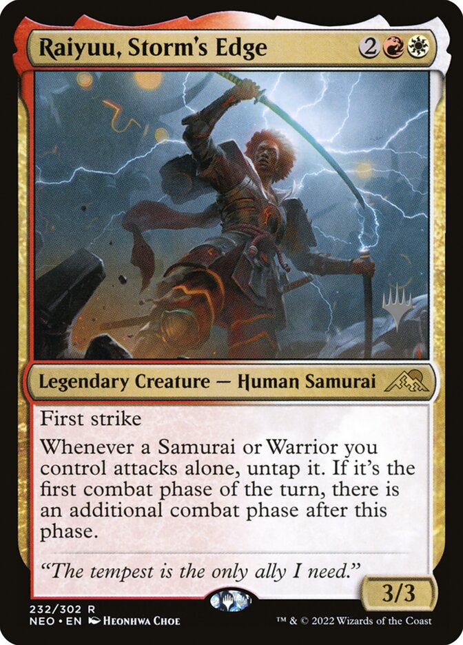 Raiyuu, Storm's Edge card front