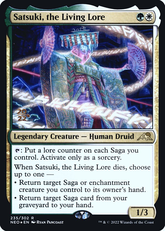 Satsuki, the Living Lore card front