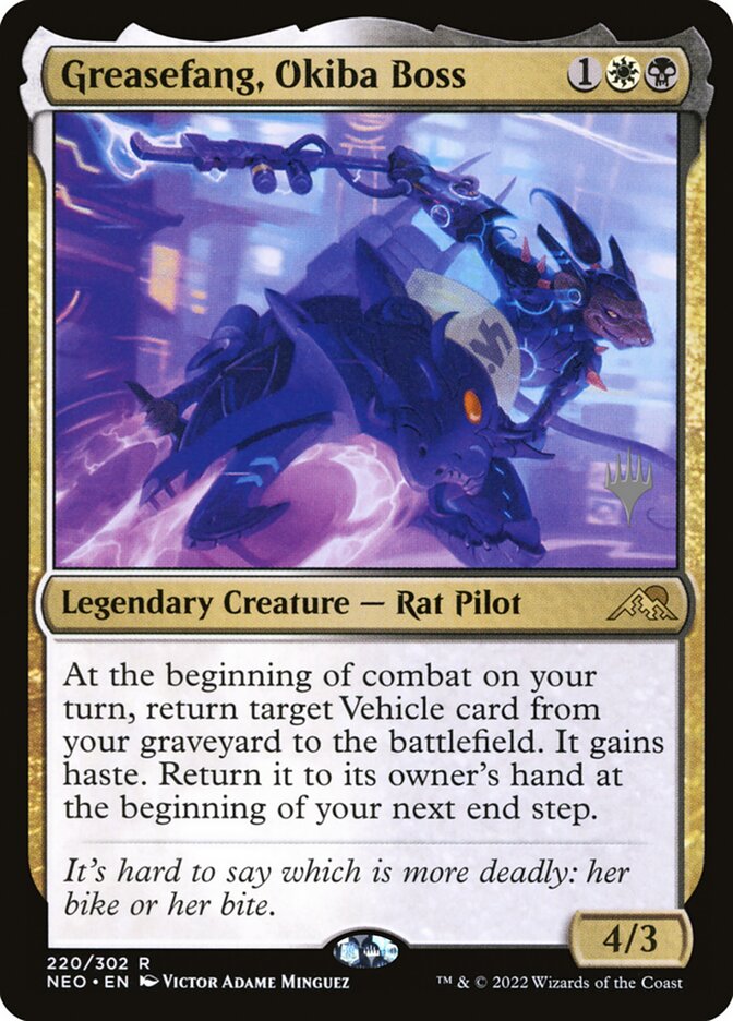 Greasefang, Okiba Boss card front