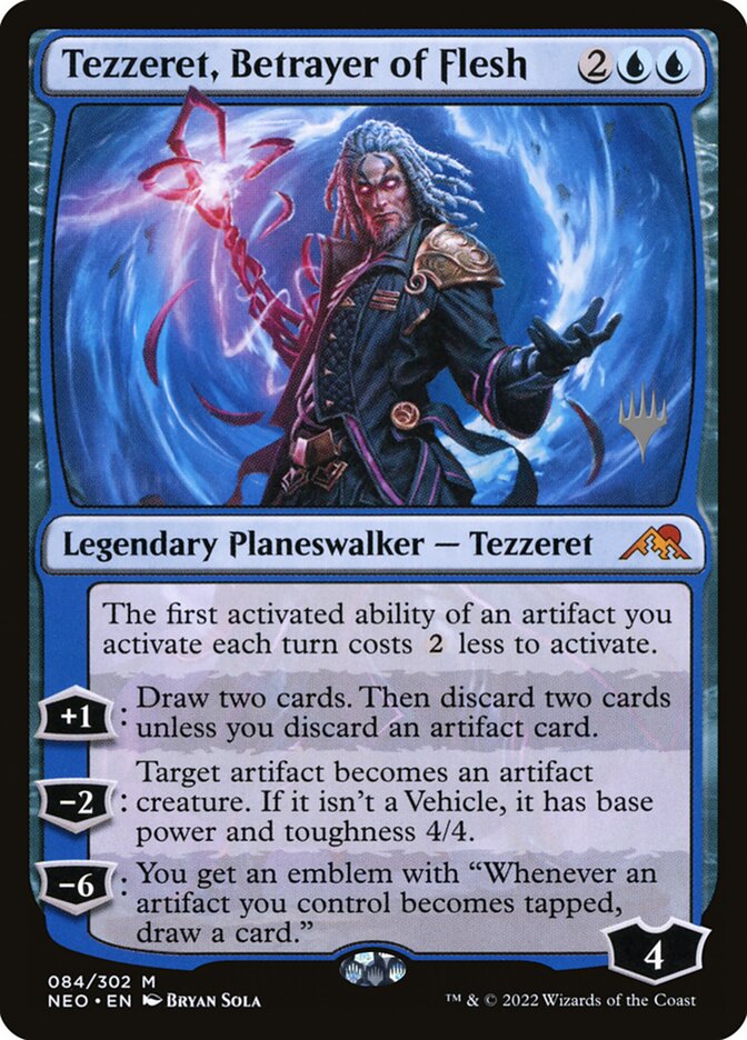 Tezzeret, Betrayer of Flesh card front