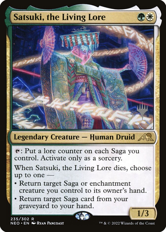 Satsuki, the Living Lore card front