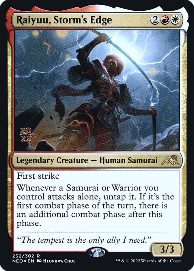 Raiyuu, Storm's Edge card front