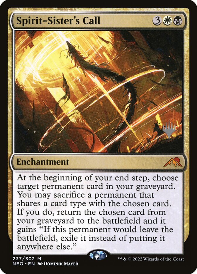 Spirit-Sister's Call card front