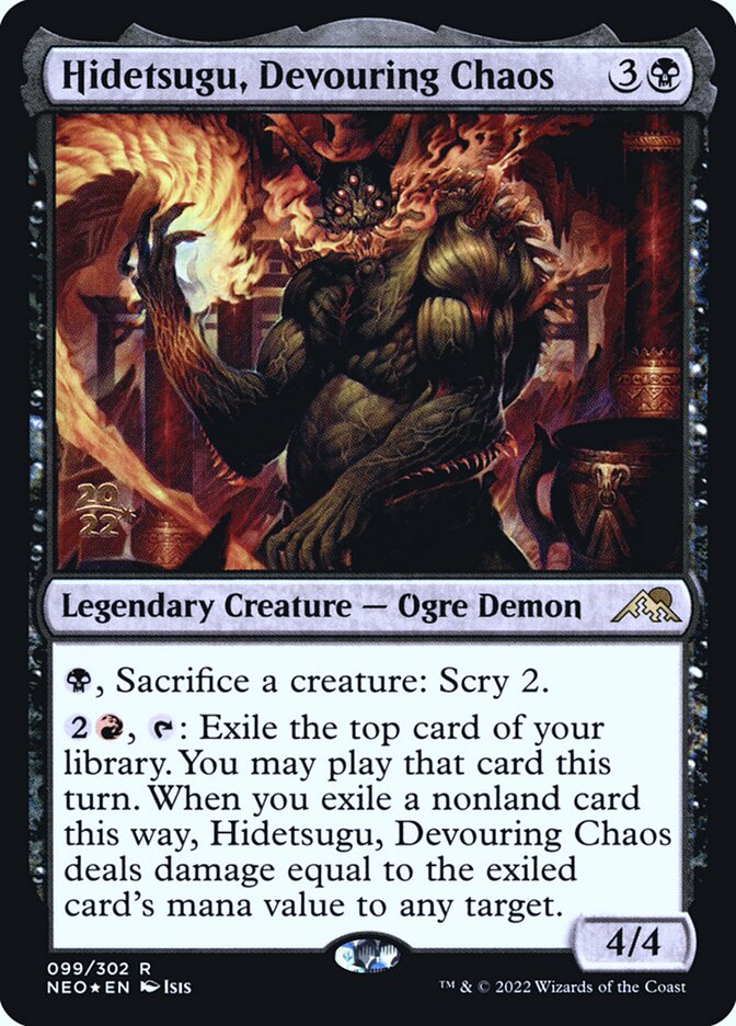 Hidetsugu, Devouring Chaos card front