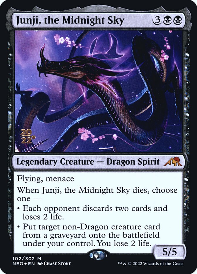 Junji, the Midnight Sky card front