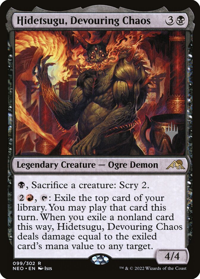 Hidetsugu, Devouring Chaos card front