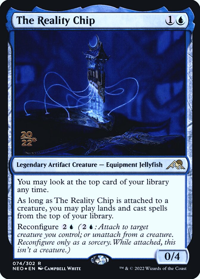 The Reality Chip card front
