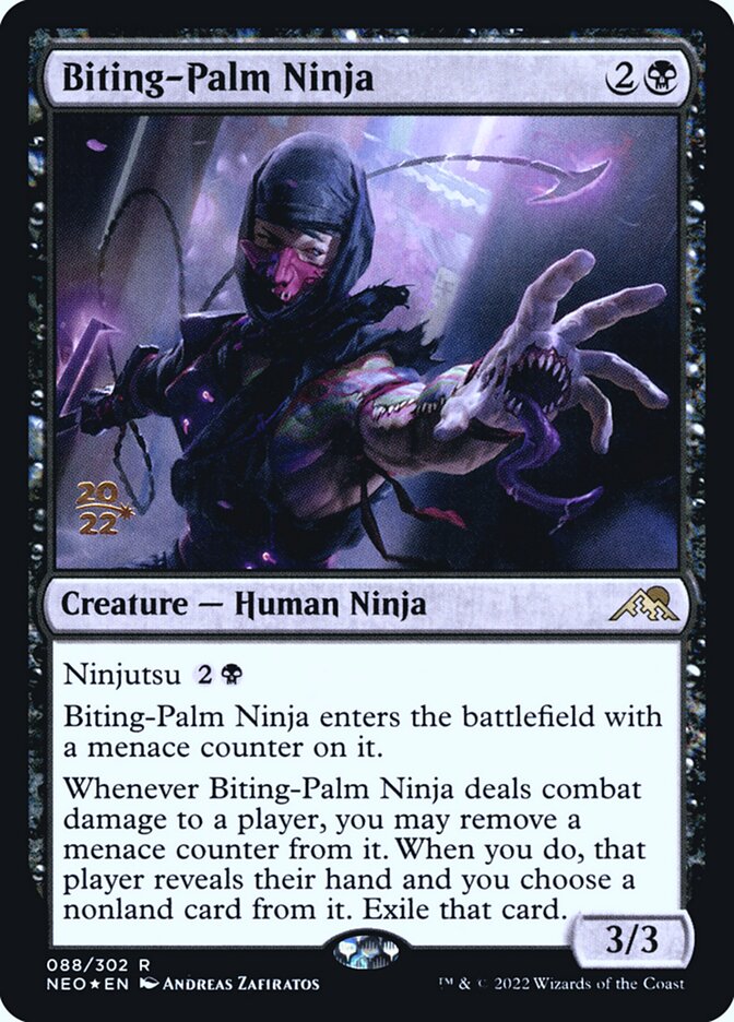 Biting-Palm Ninja card front