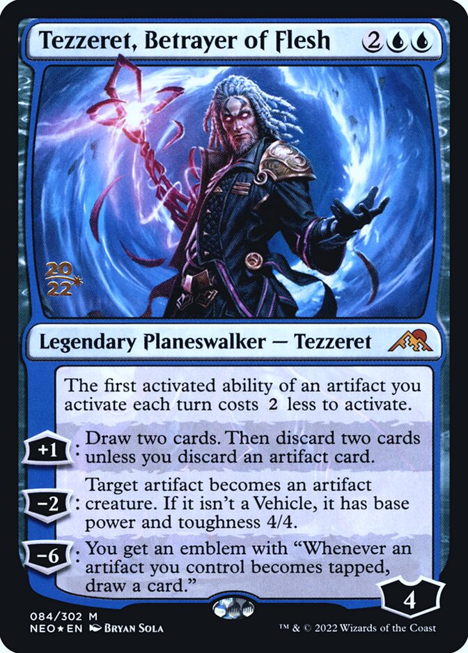 Tezzeret, Betrayer of Flesh card front