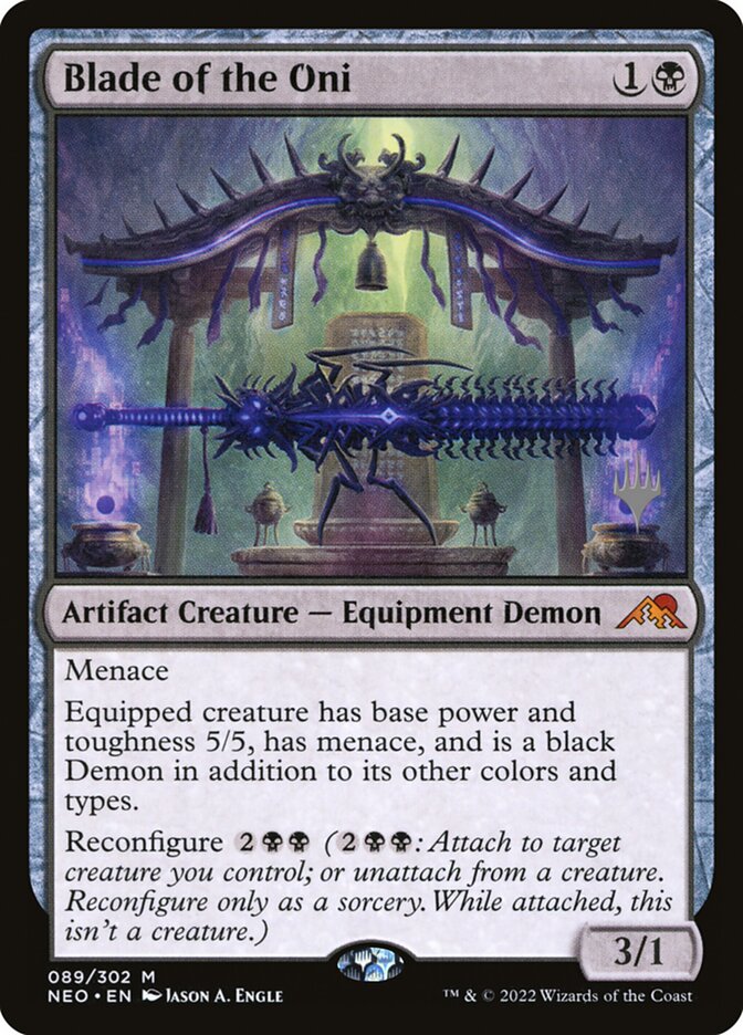 Blade of the Oni card front