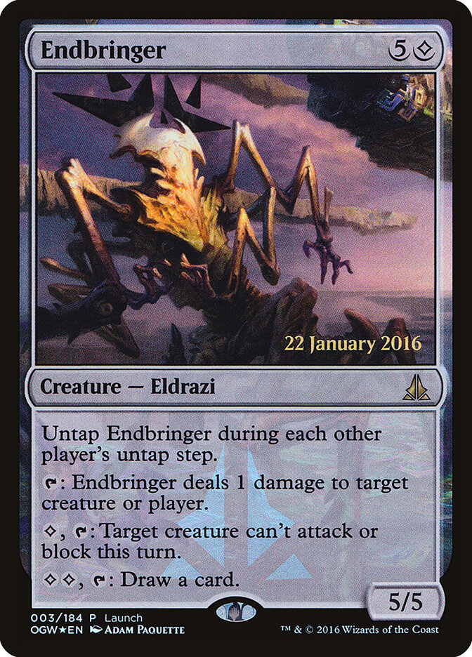 Endbringer card front