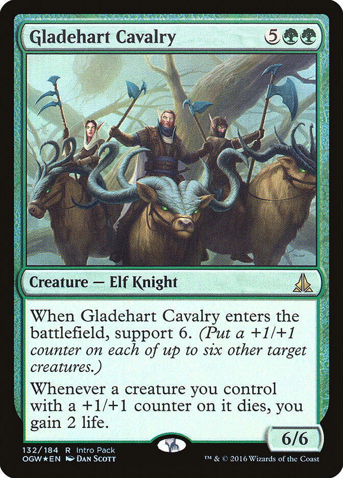Gladehart Cavalry card front