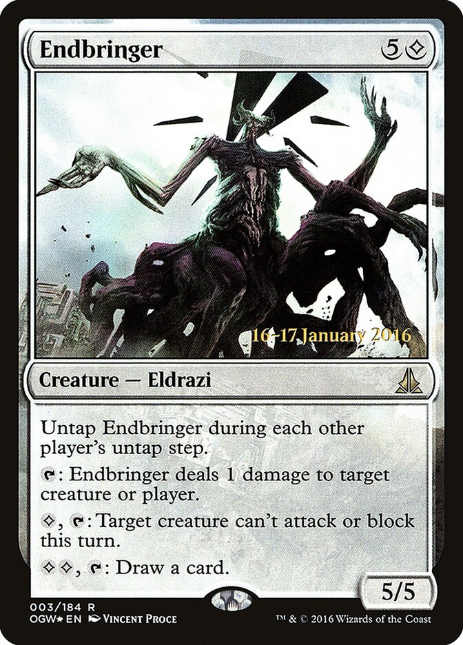 Endbringer card front