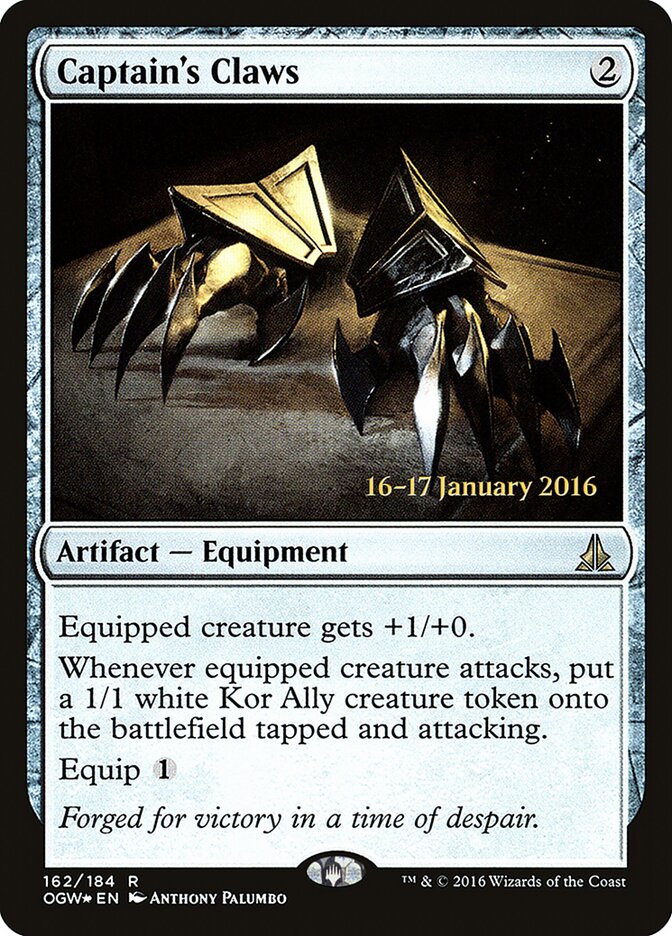 Captain's Claws card front