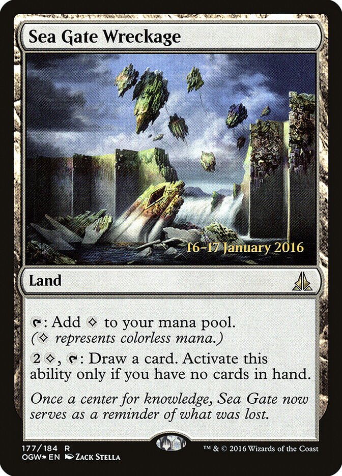 Sea Gate Wreckage card front