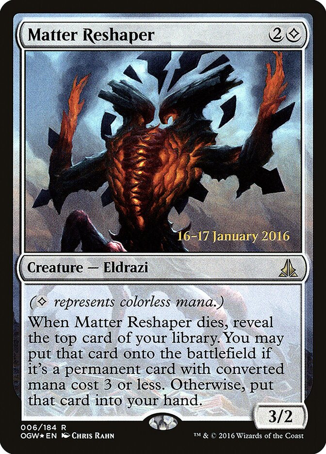 Matter Reshaper card front