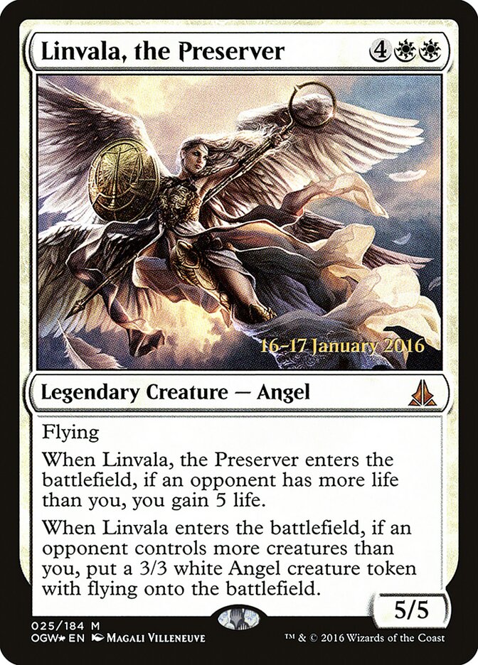 Linvala, the Preserver card front