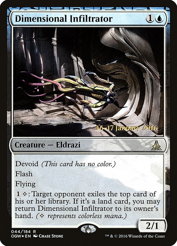 Dimensional Infiltrator card front