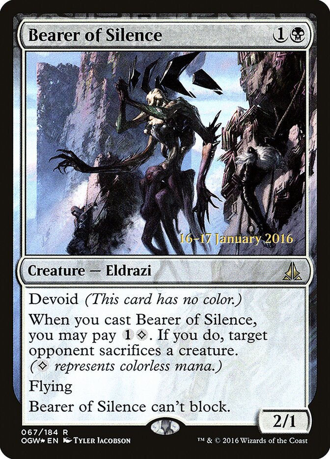 Bearer of Silence card front