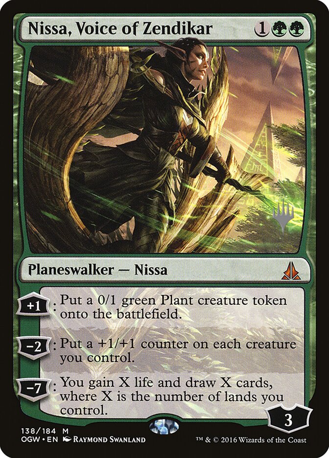 Nissa, Voice of Zendikar card front
