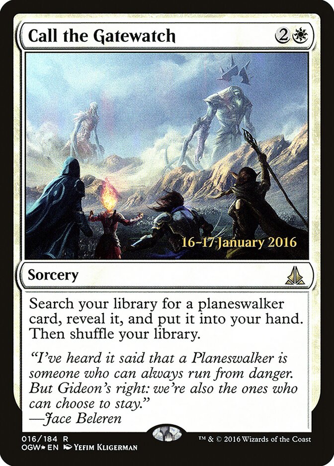 Call the Gatewatch card front