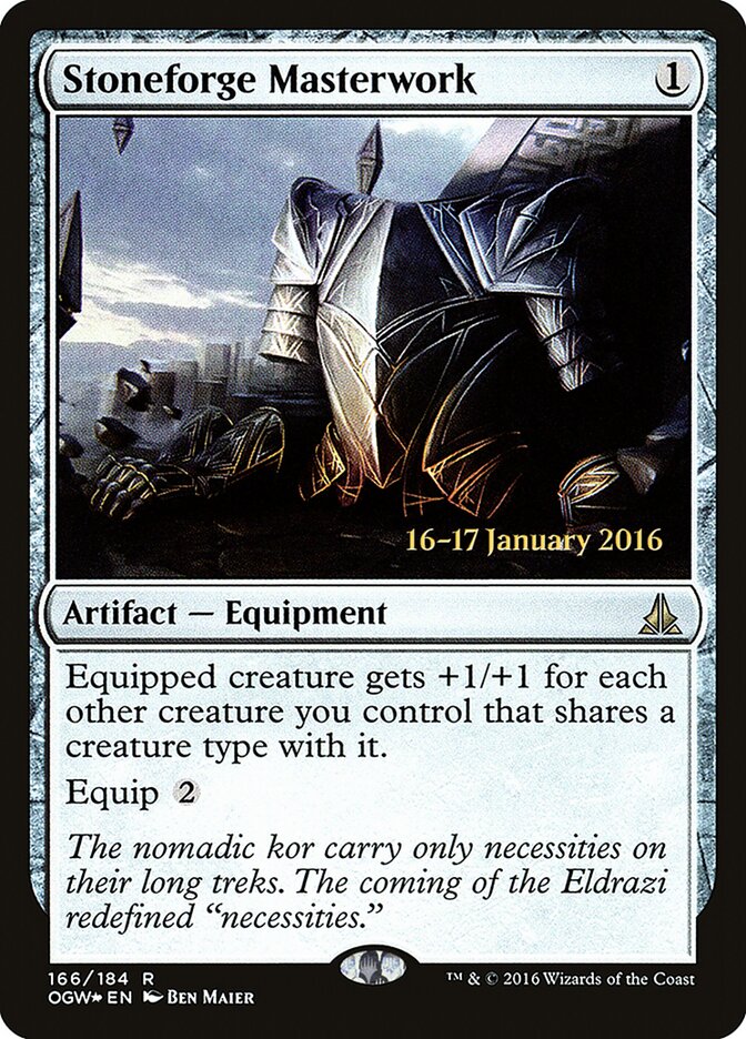 Stoneforge Masterwork card front
