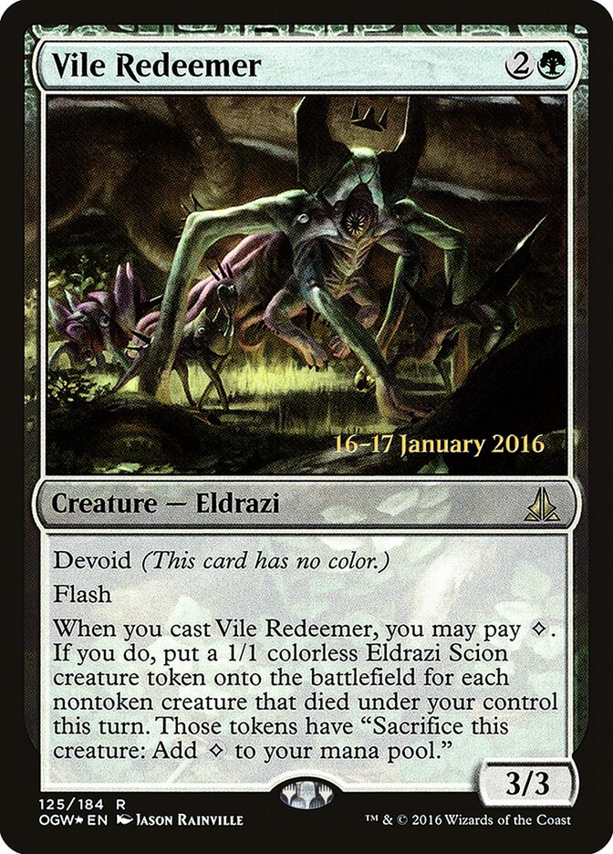 Vile Redeemer card front