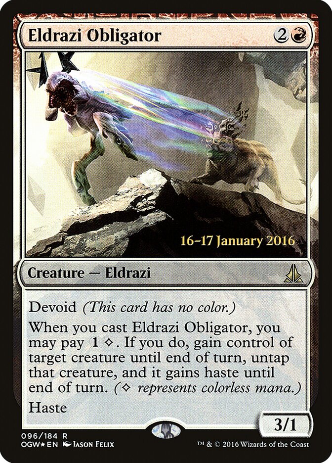 Eldrazi Obligator card front