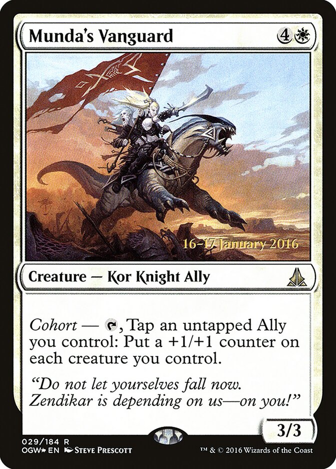 Munda's Vanguard card front