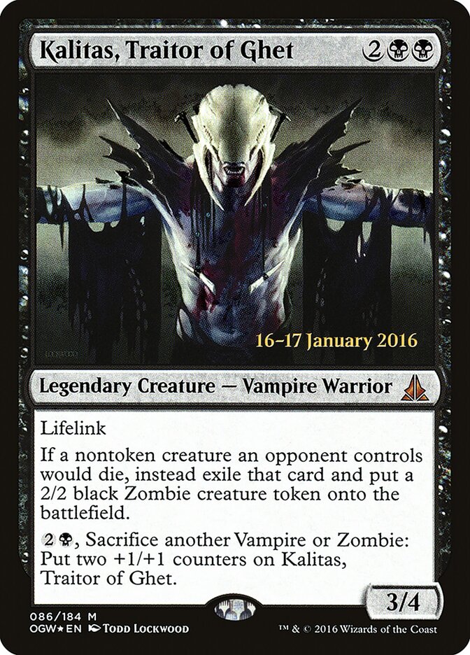Kalitas, Traitor of Ghet card front