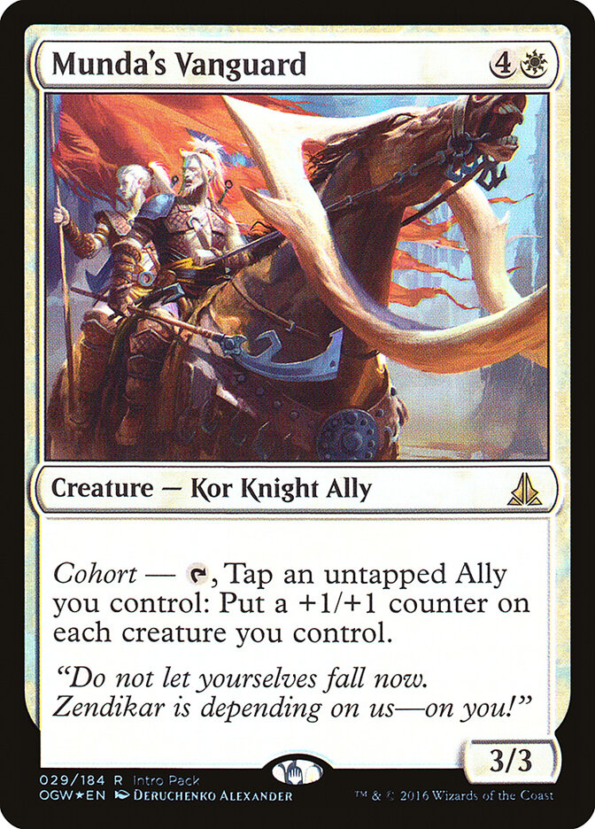 Munda's Vanguard card front