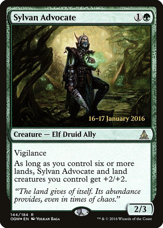 Sylvan Advocate card front
