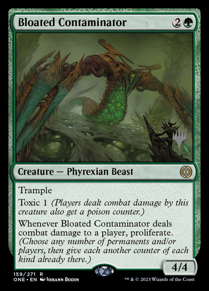 Bloated Contaminator card front