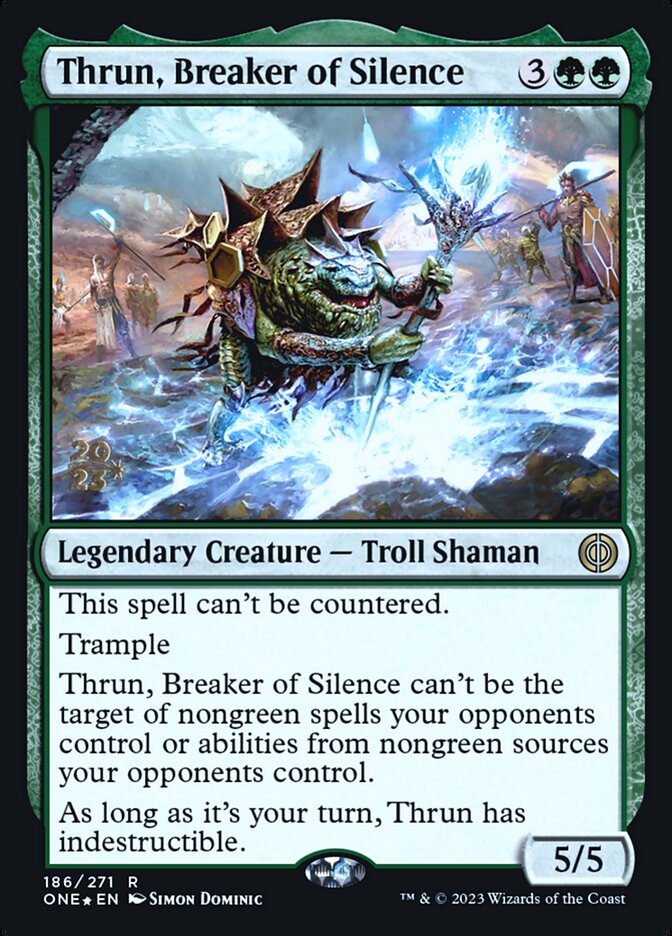 Thrun, Breaker of Silence card front