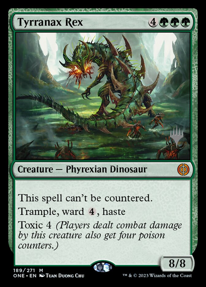 Tyrranax Rex card front