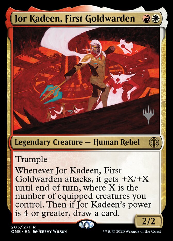 Jor Kadeen, First Goldwarden card front