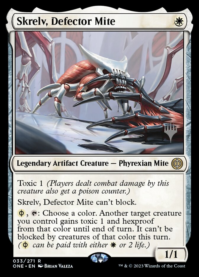Skrelv, Defector Mite card front
