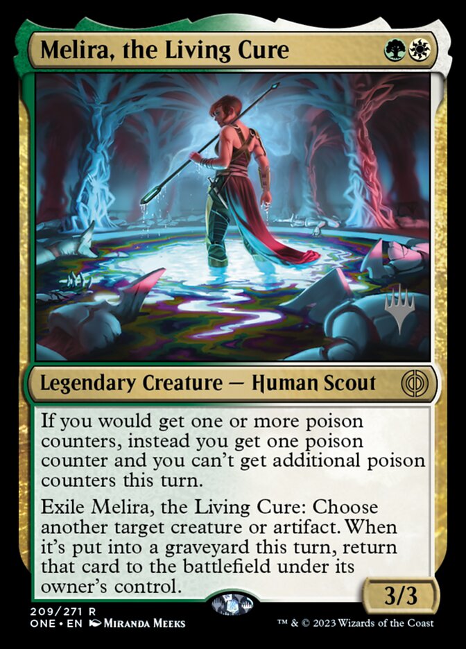Melira, the Living Cure card front
